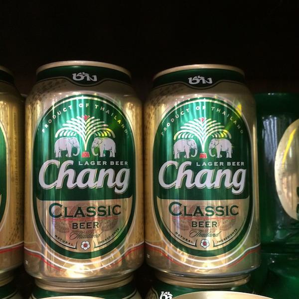 タイのビール「CHANG(チャーン)」