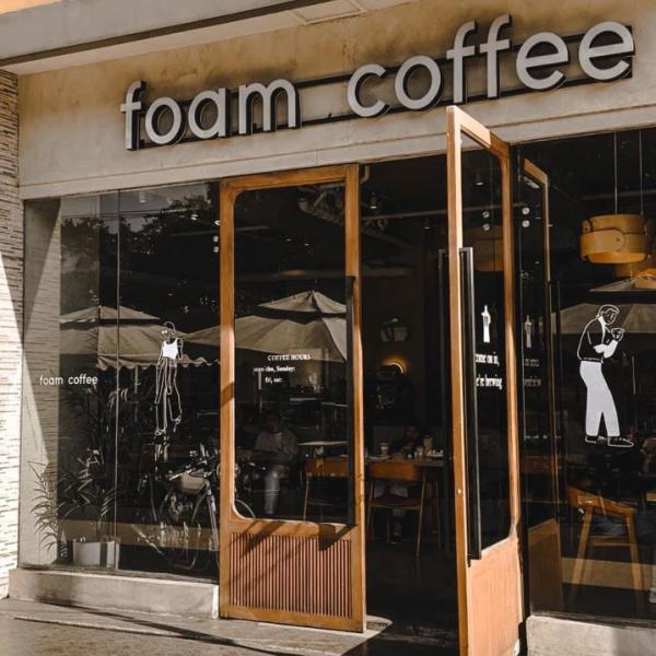 Foam Coffee、入口