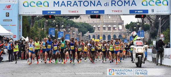Maratona di Roma(ローマ・マラソン)の様子