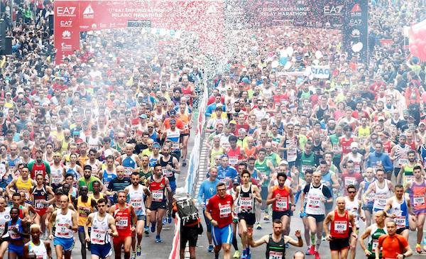 Milano Marathon(ミラノ・マラソン)の様子