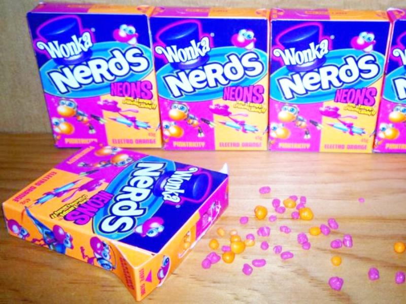 アメリカで人気のお菓子Nerdsの写真