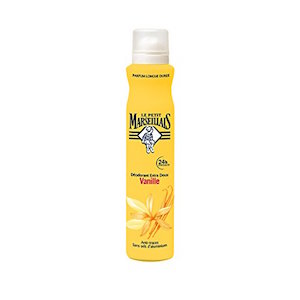 Le Petit Marseillais Déodorant Extra Doux 24 h Lait Vanille Spray 200 ml - Lot de 2