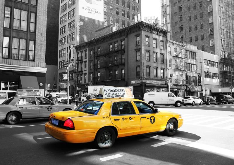 タクシーの画像です