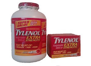 カナダで購入できる頭痛薬、「Tylenol(タイレノール)」