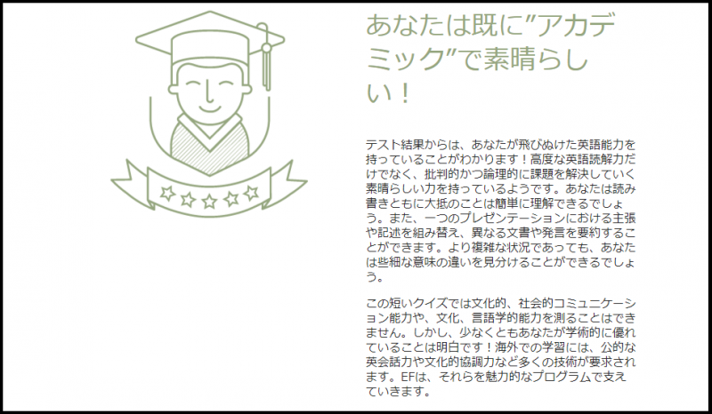 自分のアカデミック能力を解説